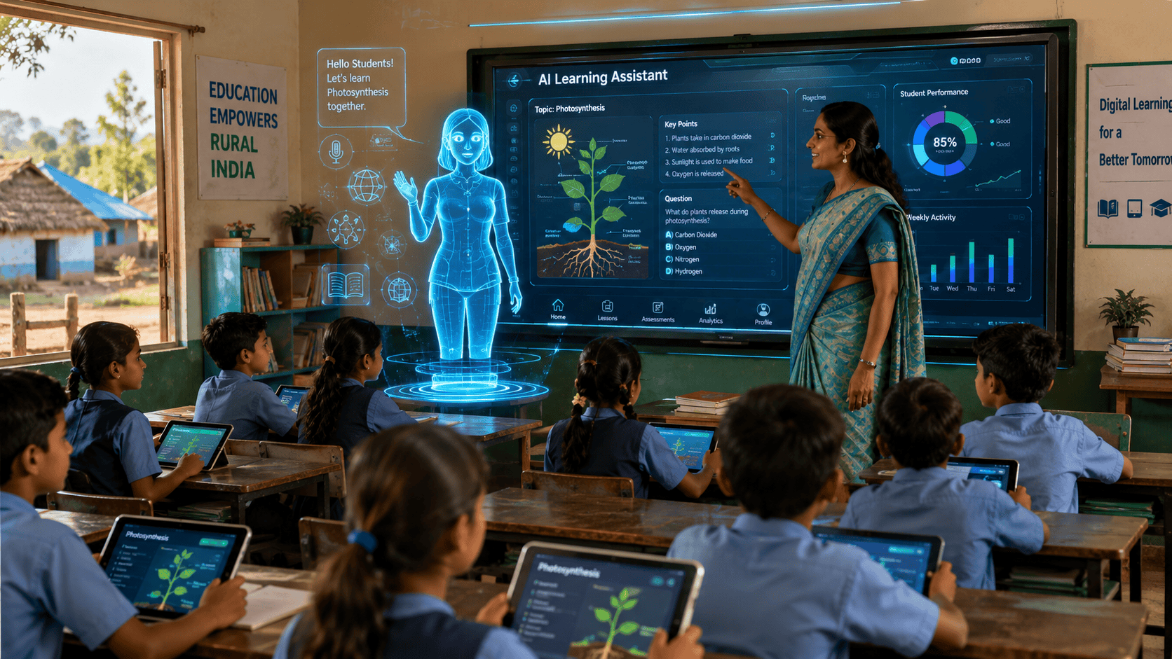 AI & Rural Education in India
