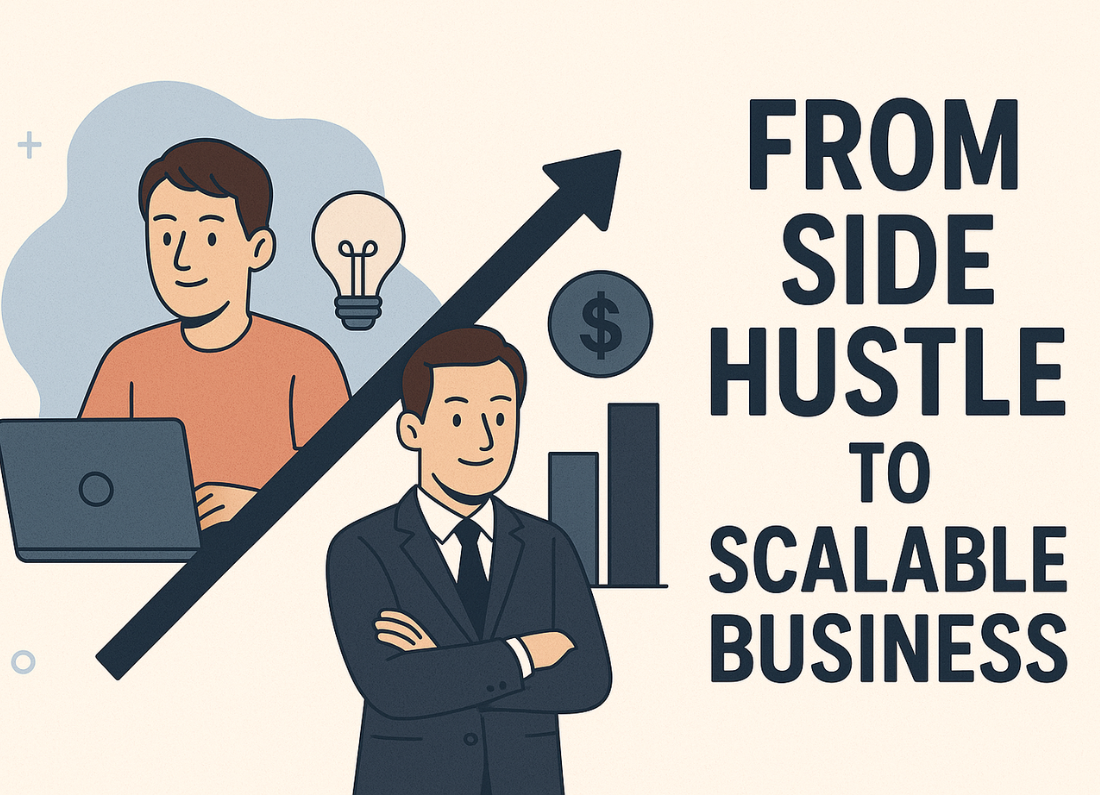 From side hustle to scalable business