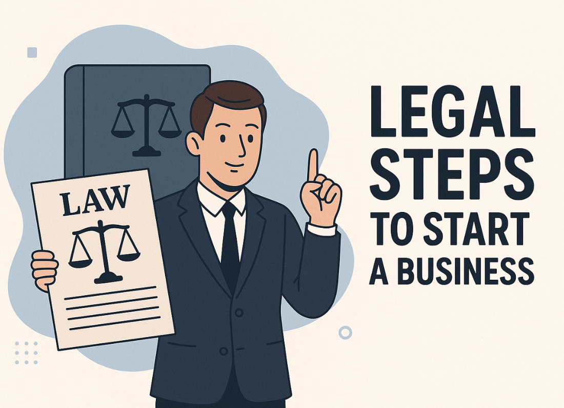 Legal steps to start a business