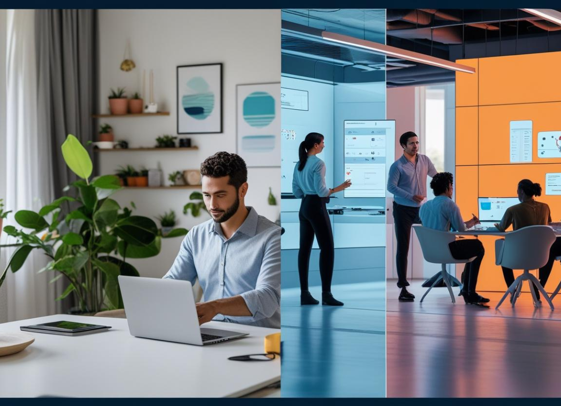 Remote vs hybrid work 2025