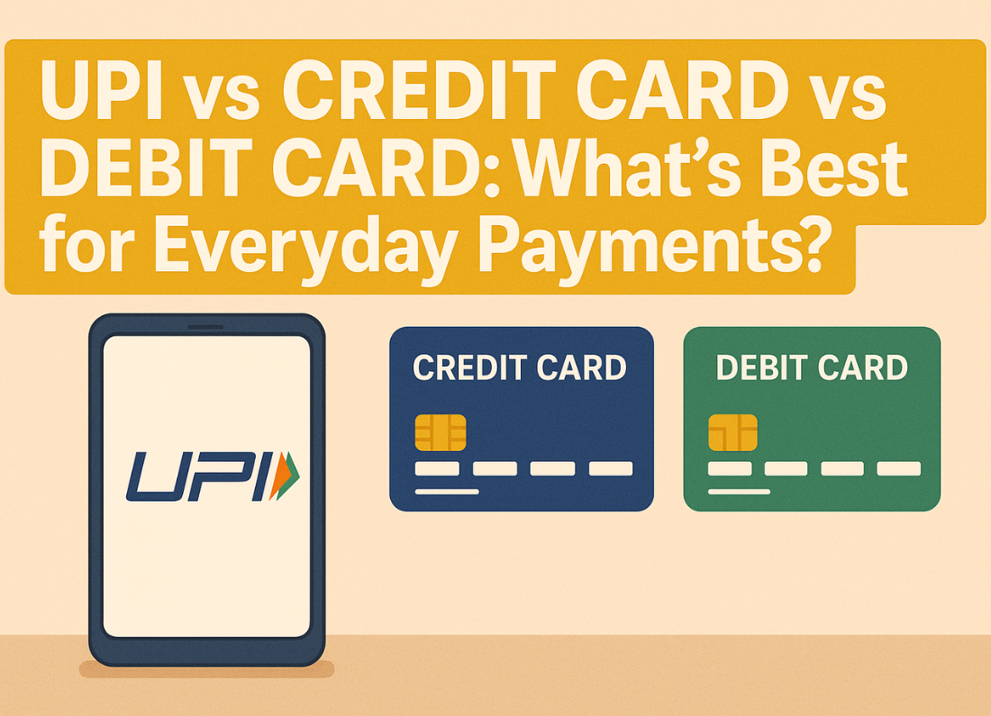 UPI vs Credit Card vs Debit Card: What’s Best for Everyday Payments?