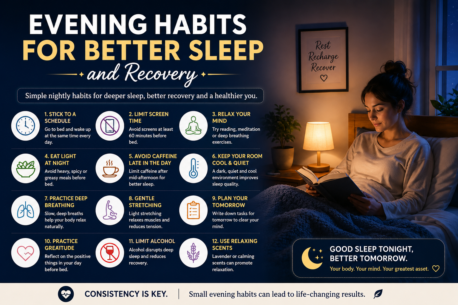 Evening Habits for Better Sleep and Recovery