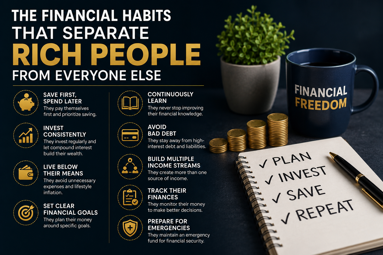 The Financial Habits That Separate Rich People From Everyone Else