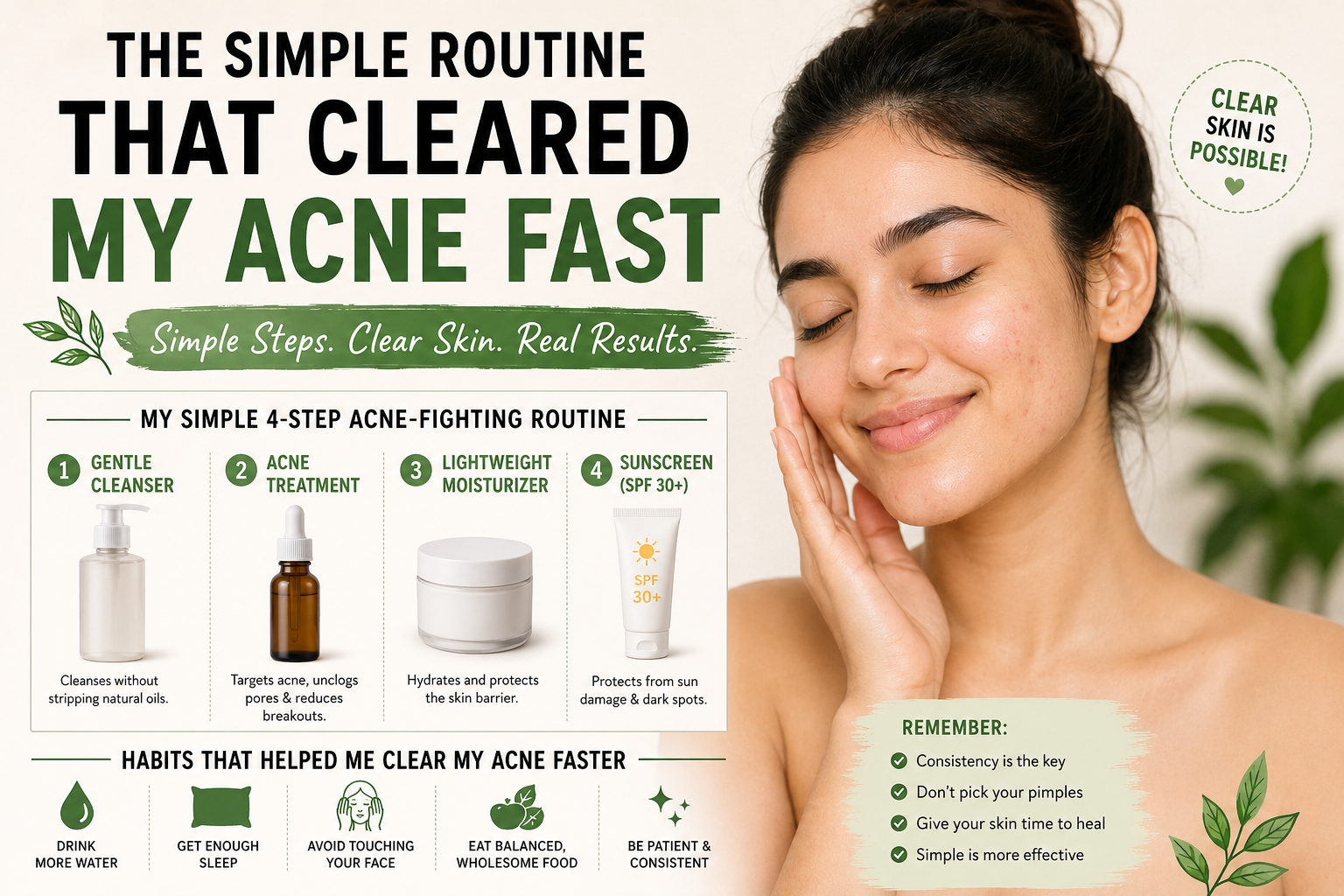 The Simple Routine That Cleared My Acne Fast