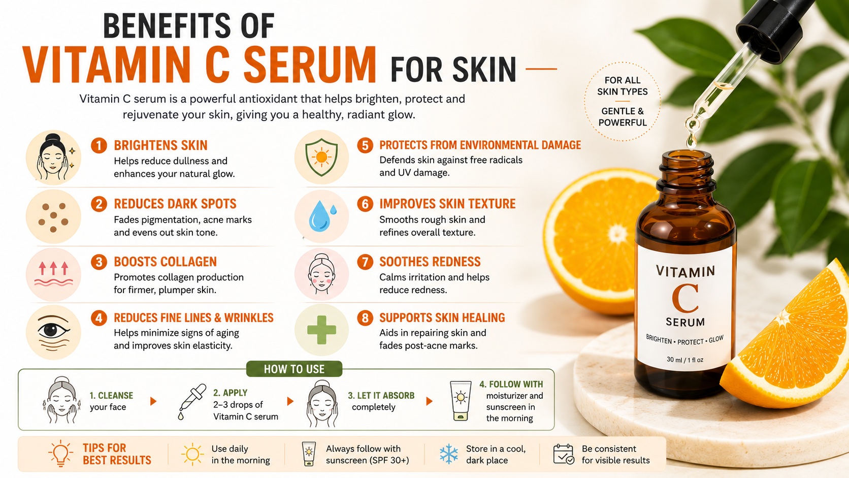 Benefits of Vitamin C Serum for Skin