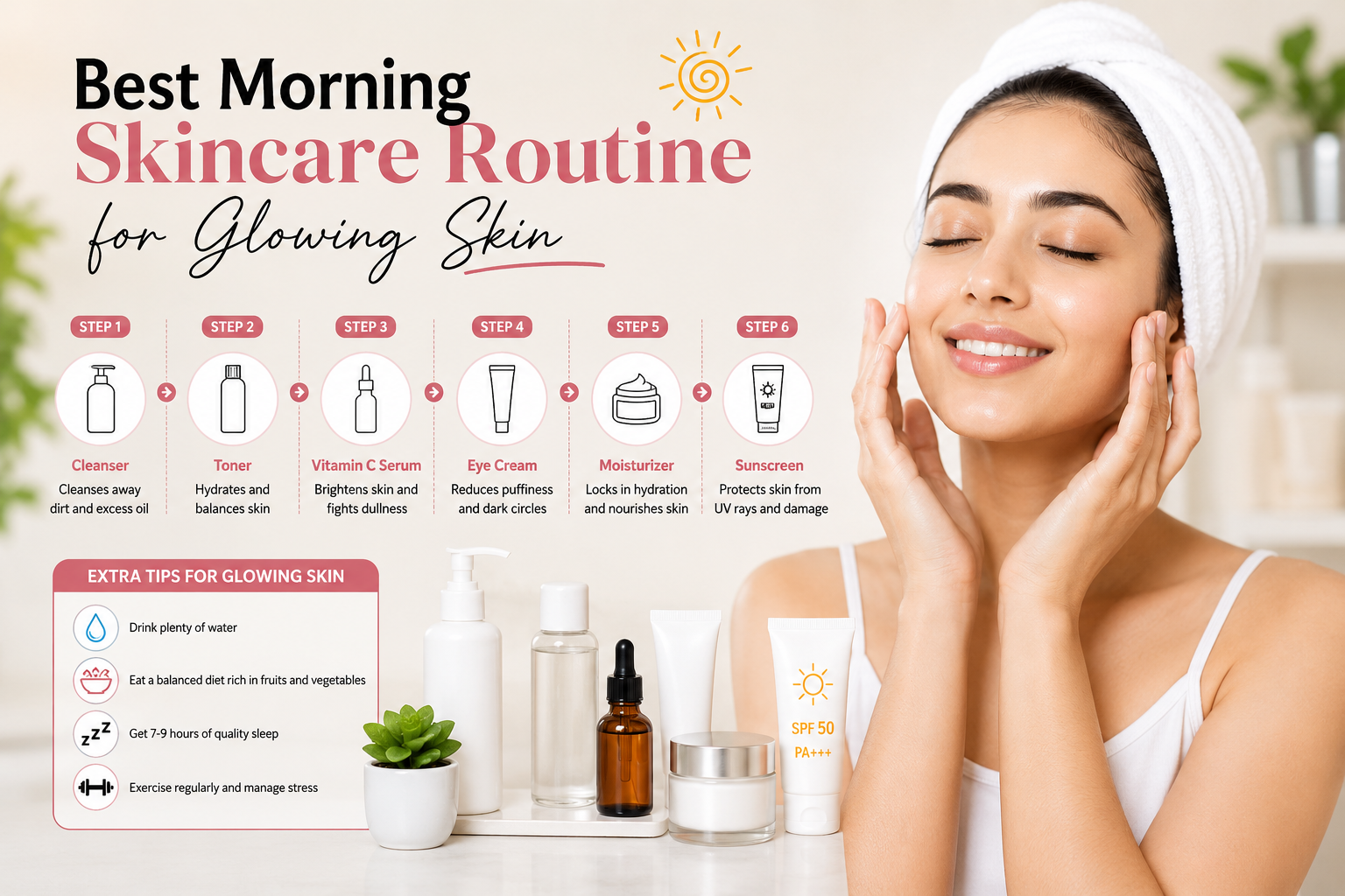 Best Morning Skincare Routine for Glowing Skin