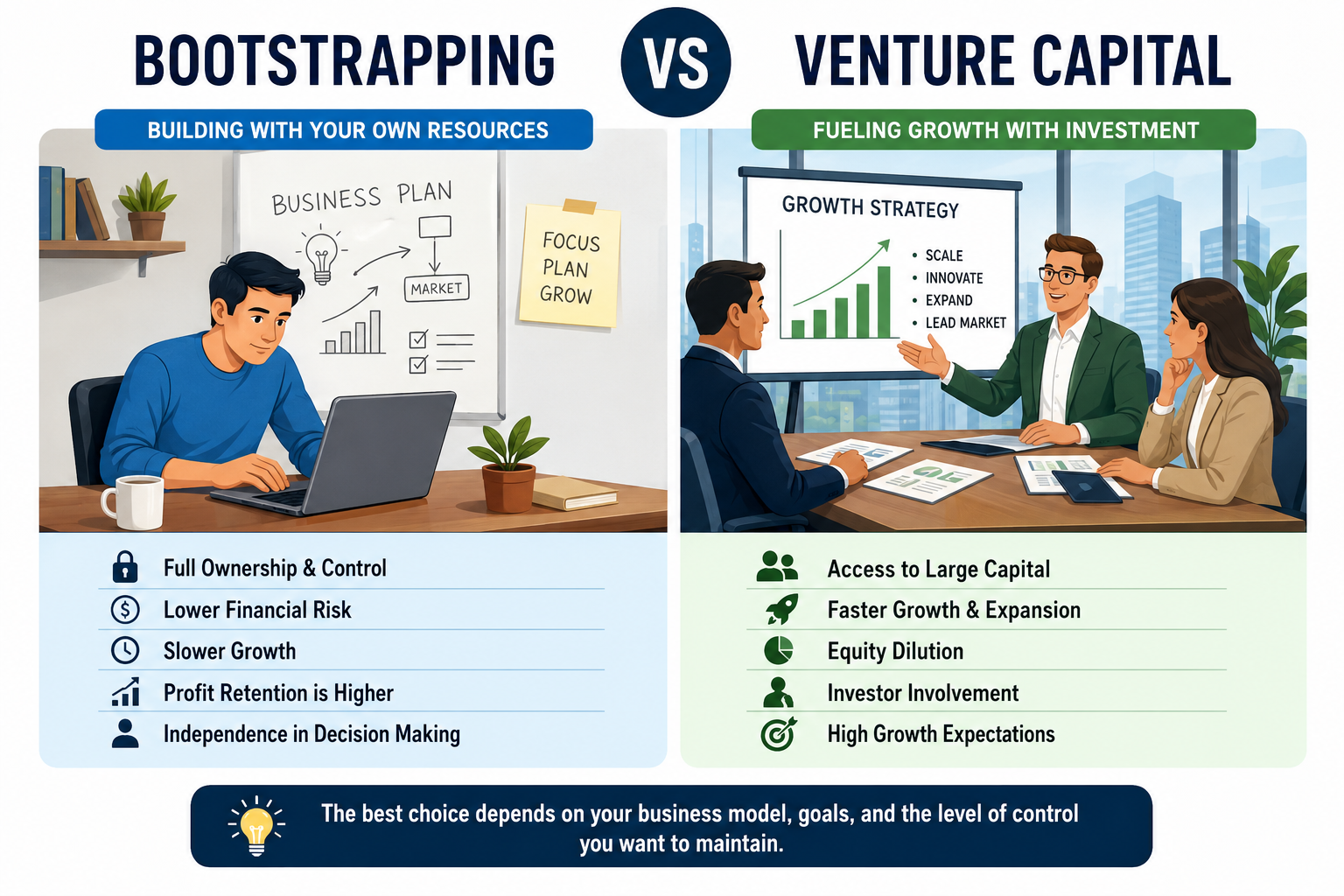 Bootstrapping vs Venture Capital
