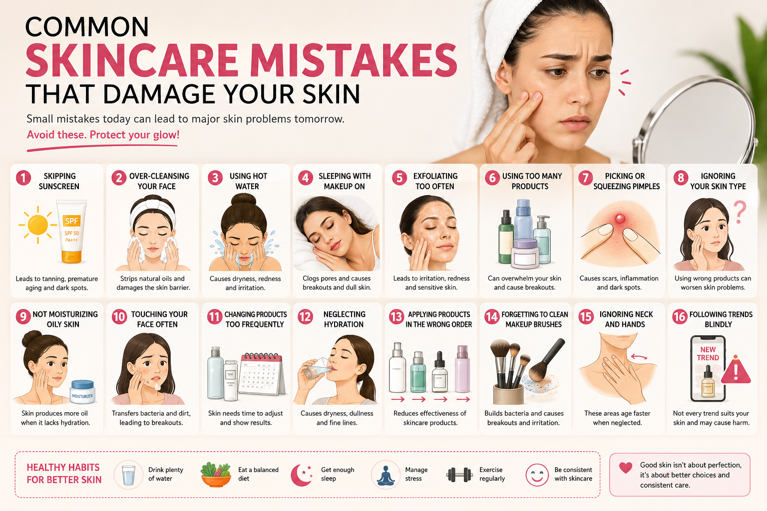 Common Skincare Mistakes That Damage Your Skin