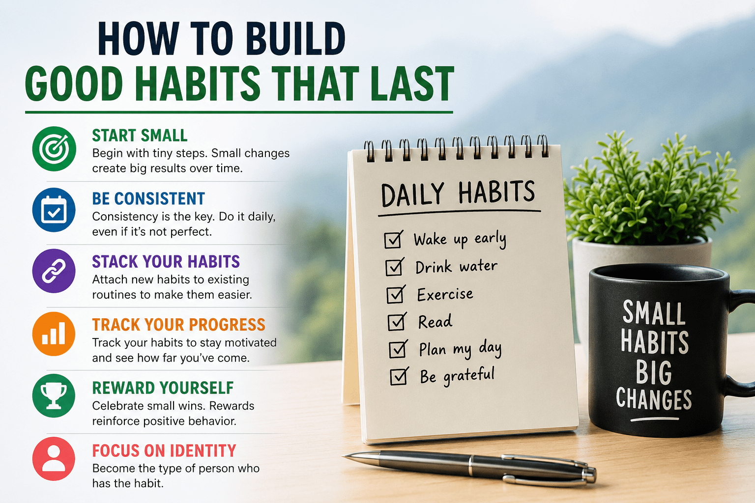 How to Build Good Habits That Last