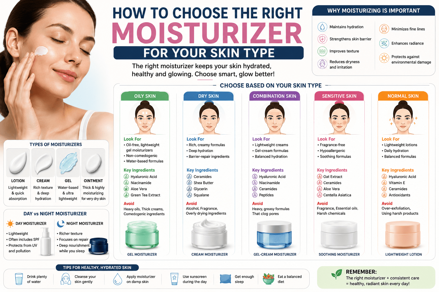 How to Choose the Right Moisturizer for Your Skin Type