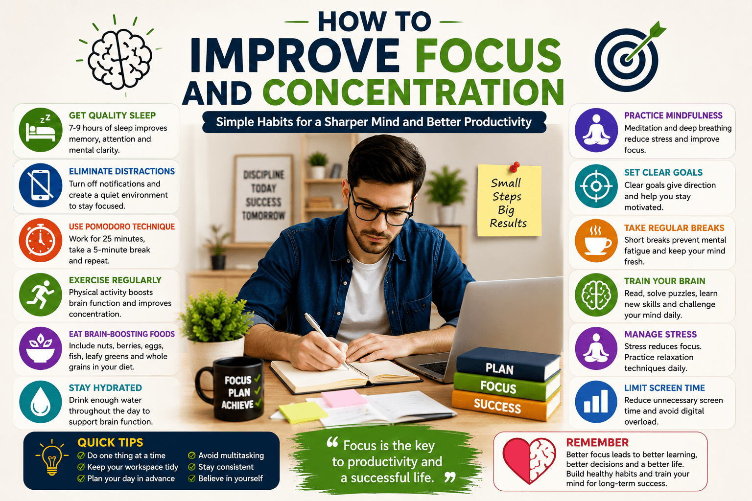 How to Improve Focus and Concentration