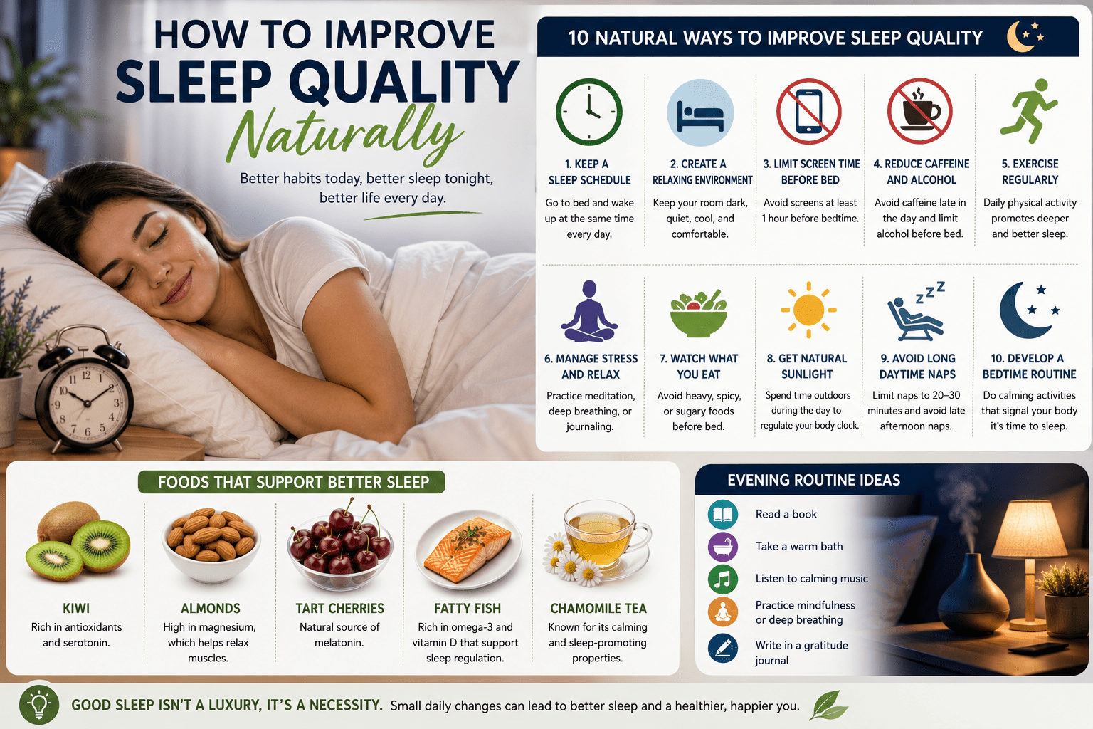 How to Improve Sleep Quality Naturally