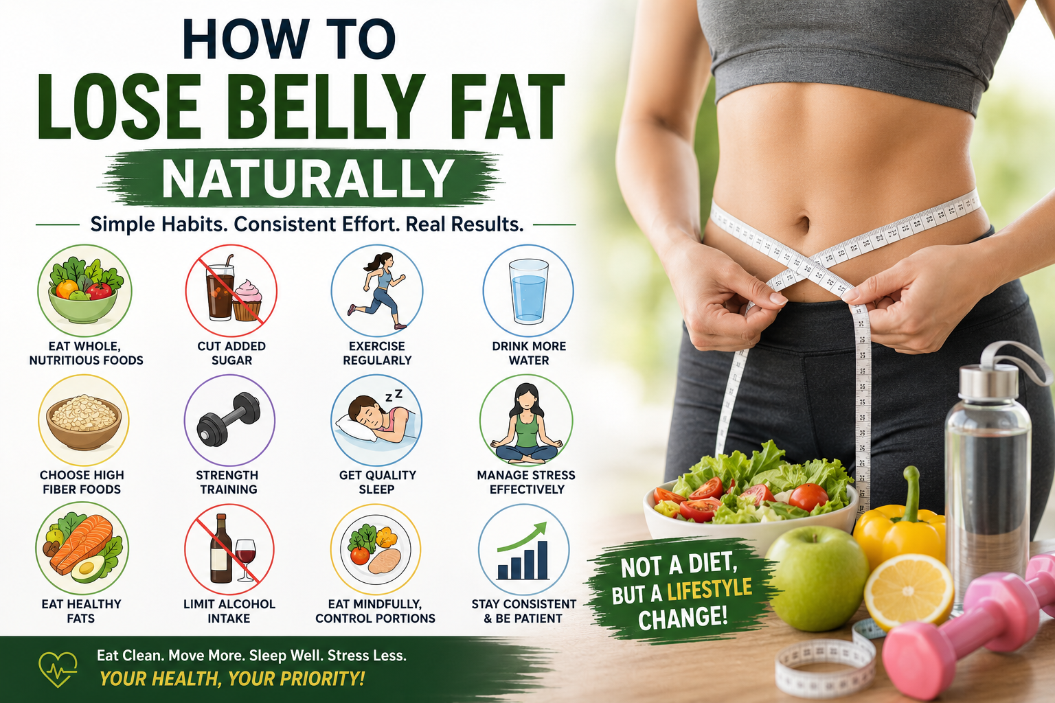 How to Lose Belly Fat Naturally