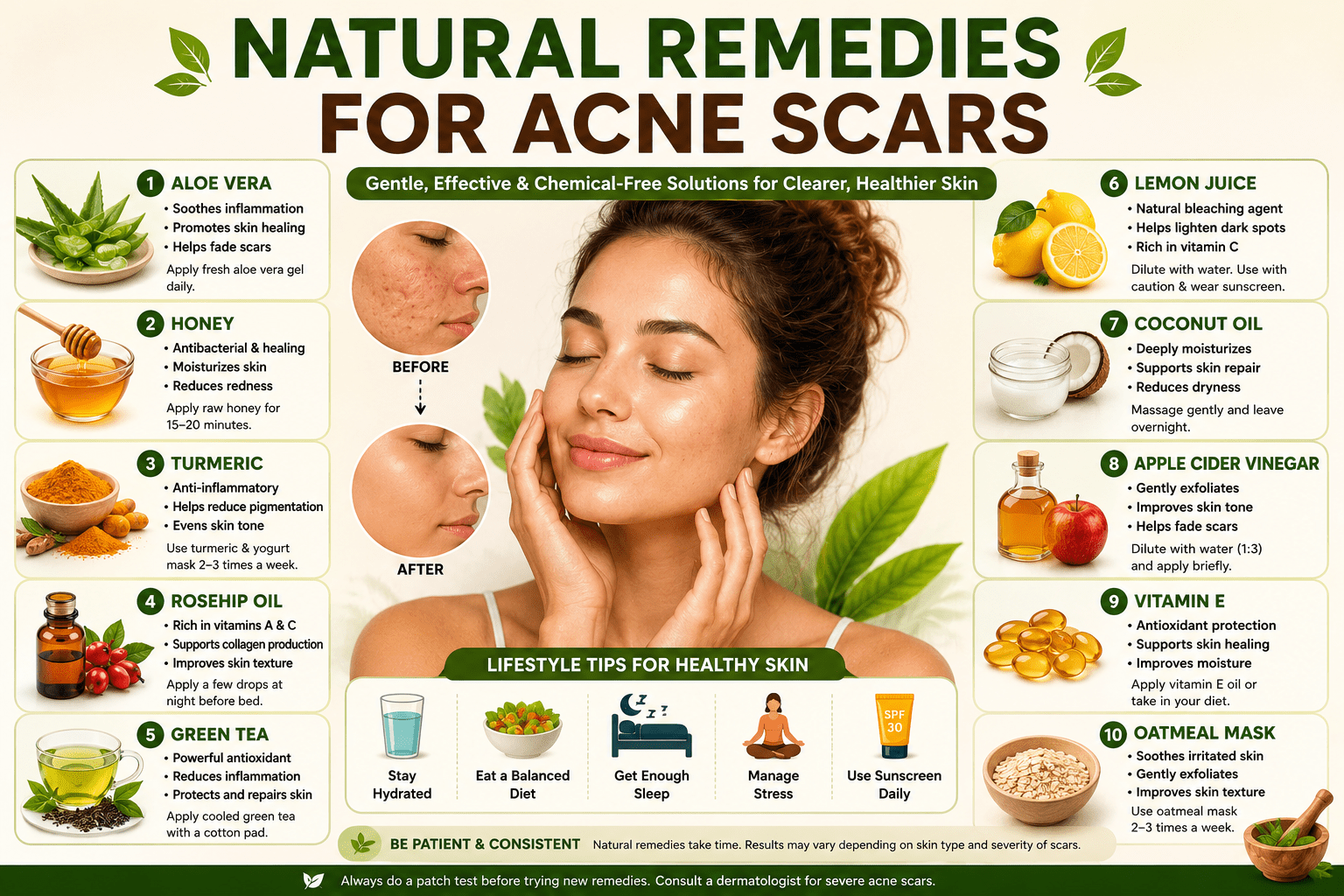 Natural Remedies for Acne Scars