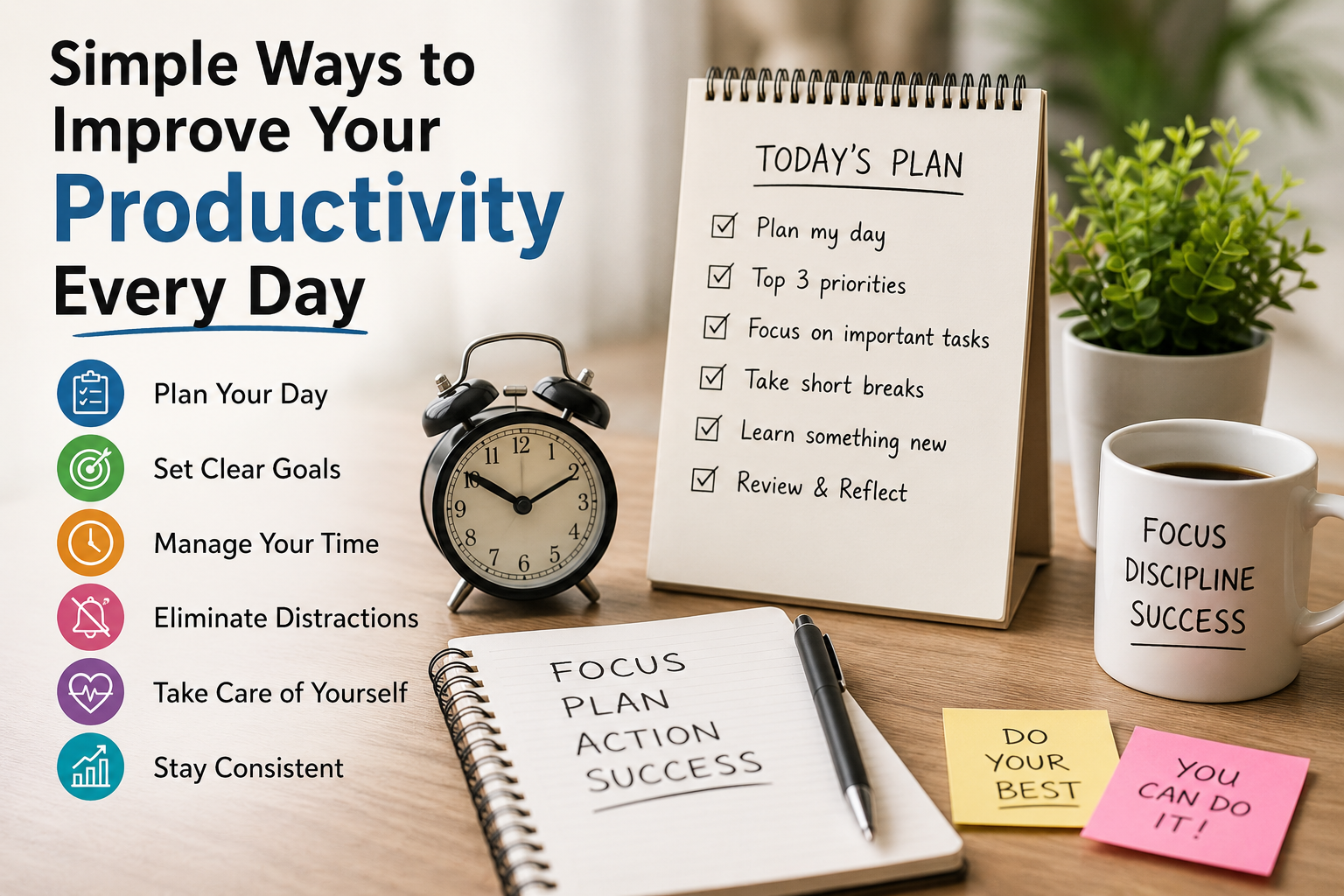 Simple Ways to Improve Your Productivity Every Day