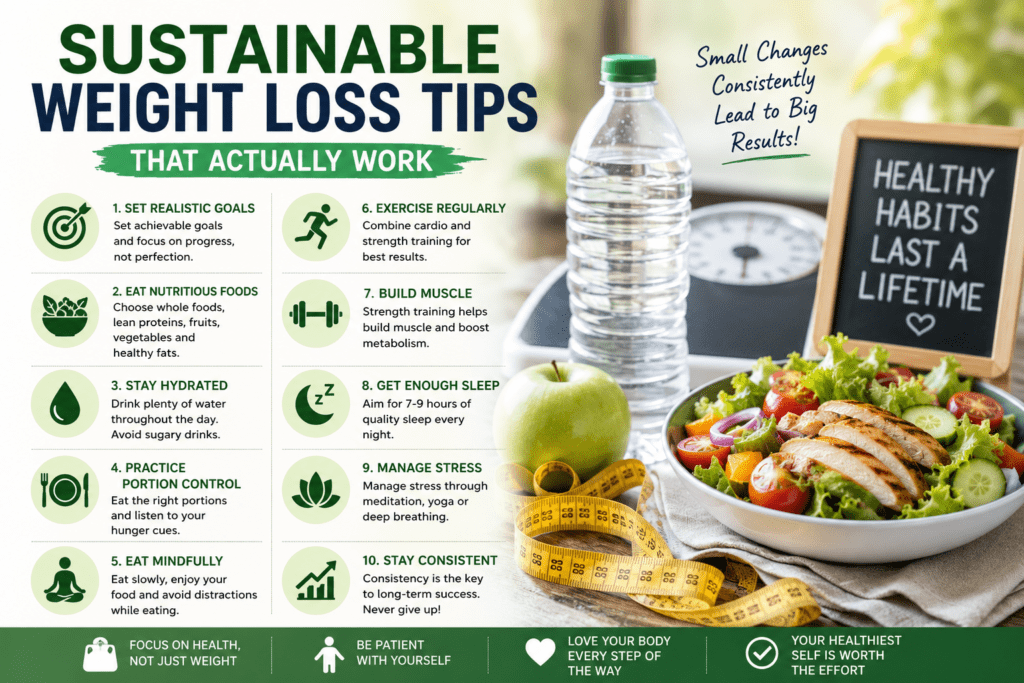 Sustainable weight loss tips for success
