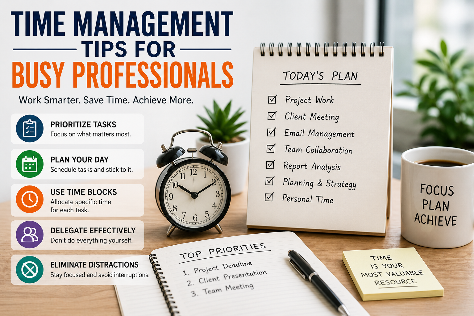 Time Management Tips for Busy Professionals