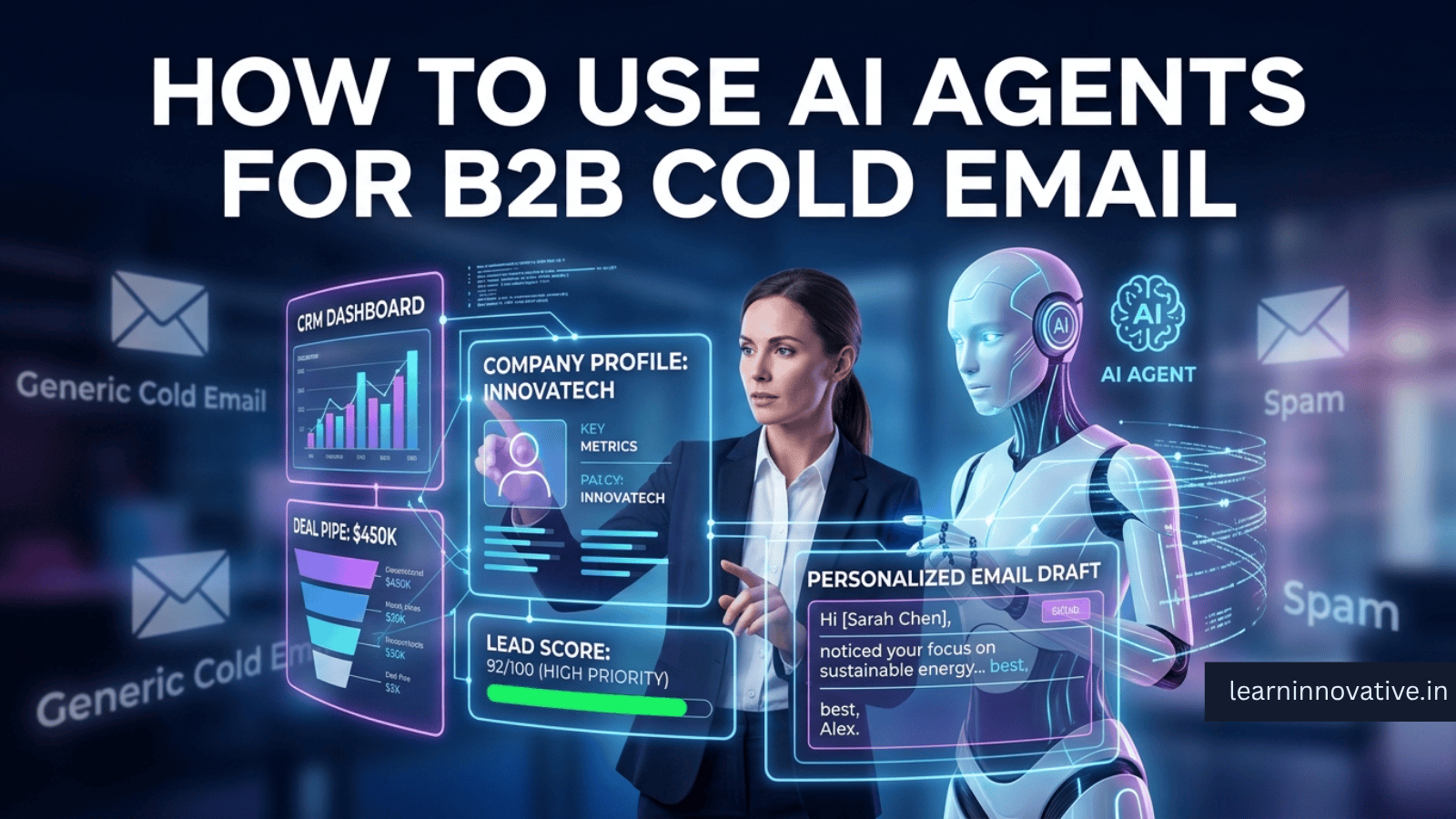 how to use ai agents for b2b cold email