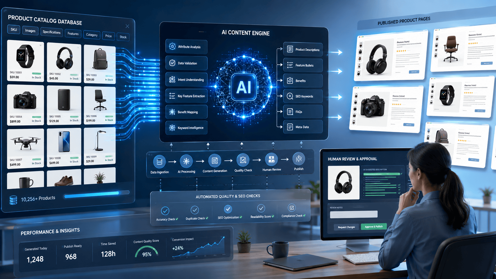 AI for e-commerce product description