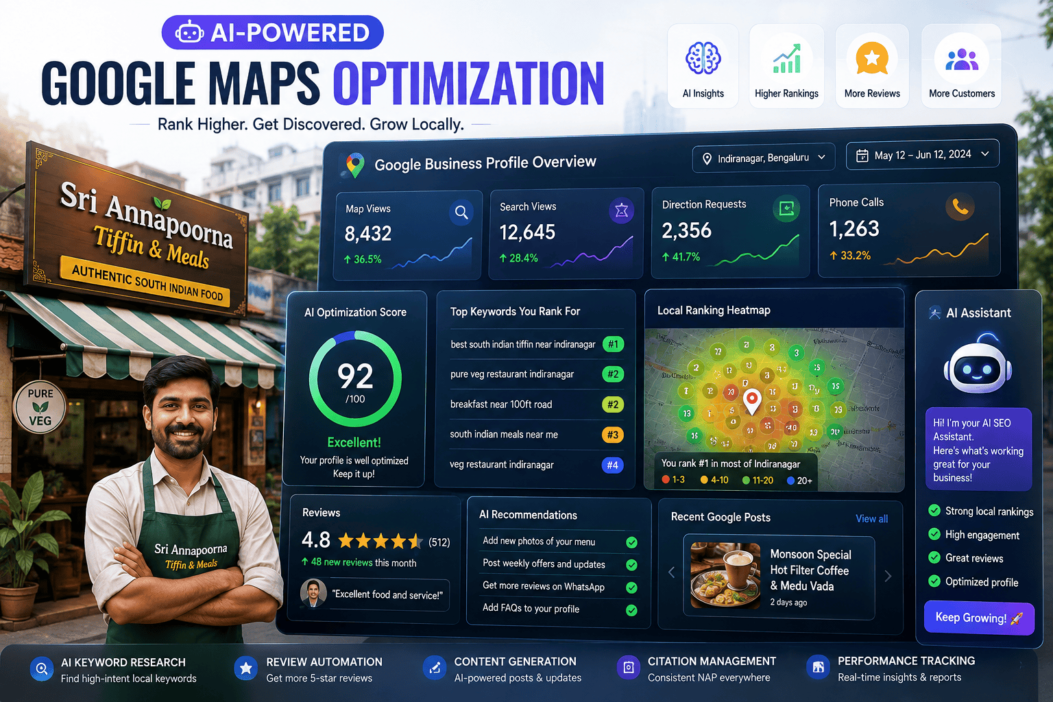 How to Rank Local Indian Businesses on Google Maps Using AI