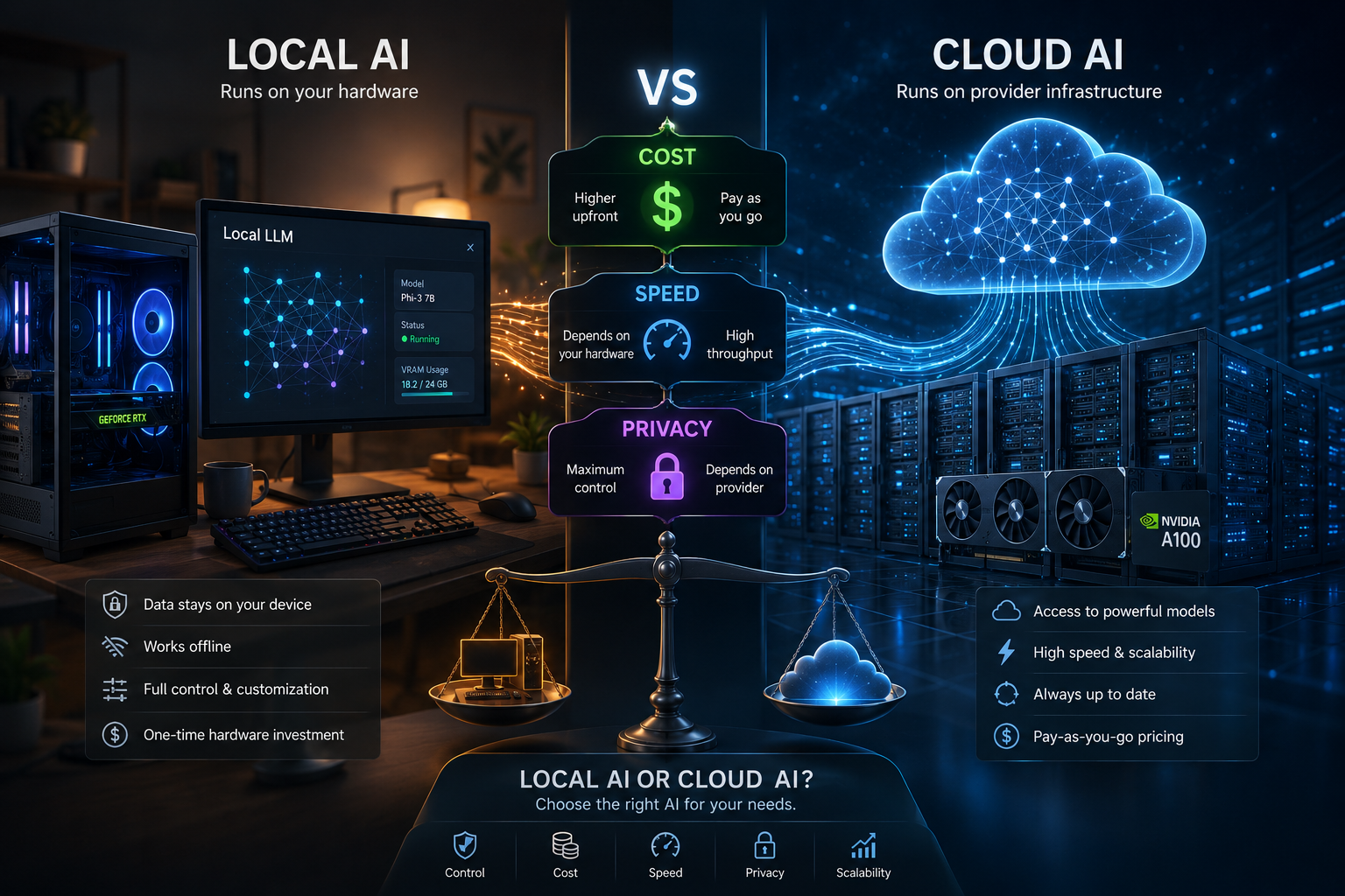 local AI vs cloud AI