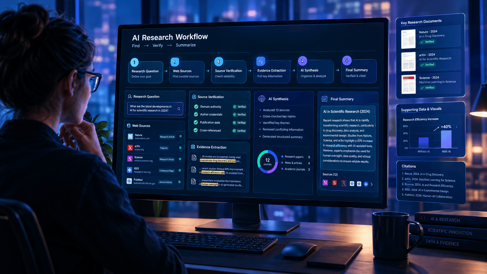 AI research workflow
