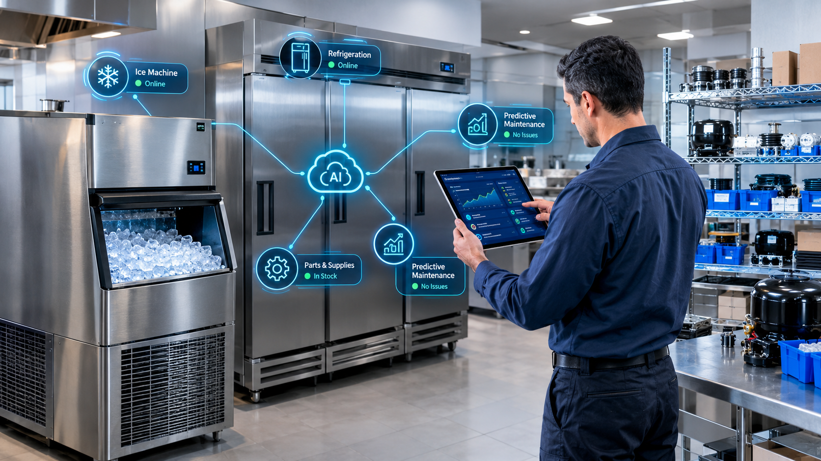 AI in foodservice parts and supplies